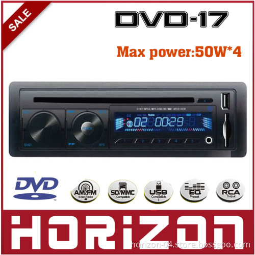 Car Audio DVD 17 Car Radio, DVD/VCD/CD/MP4/MP3/WMA Compatible, Car CD Player